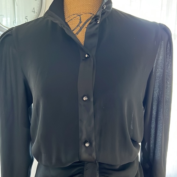 Vintage Parigi black dress. 8 - Picture 2 of 14